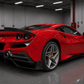 Ferrari F8 - Capristo Style Carbon Fiber Rear Spoiler - Exotics Carbon Design