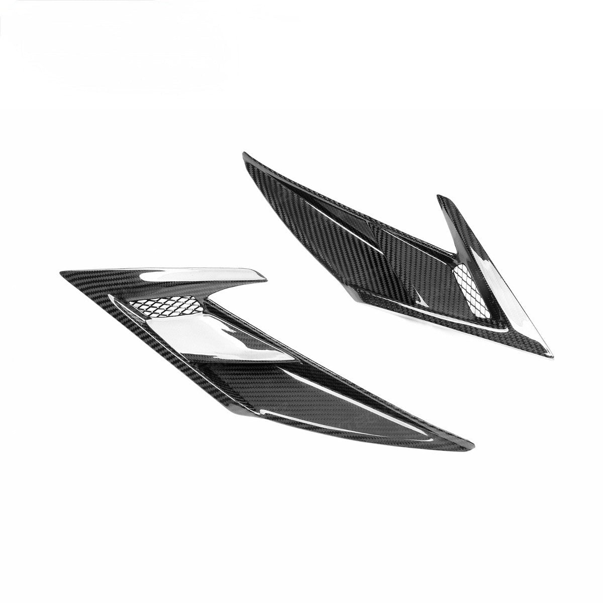 Ferrari F8 – Carbon Fiber Headlamp Trim Set - Exotics Carbon Design