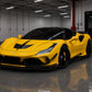 Ferrari F8 – Carbon Fiber Headlamp Trim Set - Exotics Carbon Design