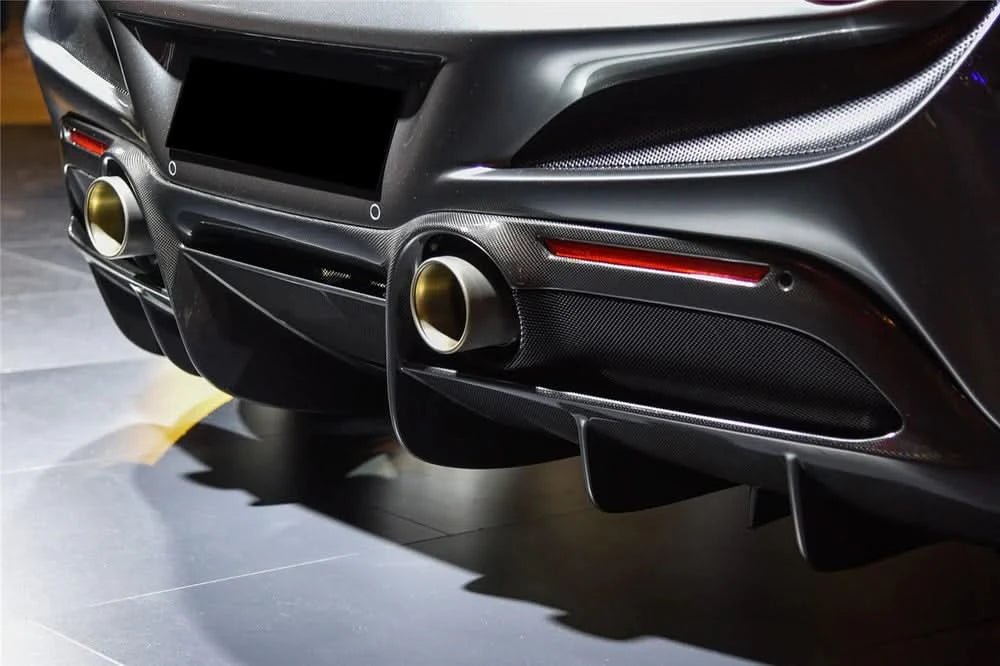 Ferrari F8 - Carbon Fiber Rear Diffuser - Exotics Carbon Design