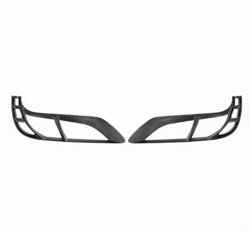 Ferrari F8 Carbon Fiber Taillight Surround Trim - Exotics Carbon Design