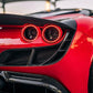 Ferrari F8 Carbon Fiber Taillight Surround Trim - Exotics Carbon Design