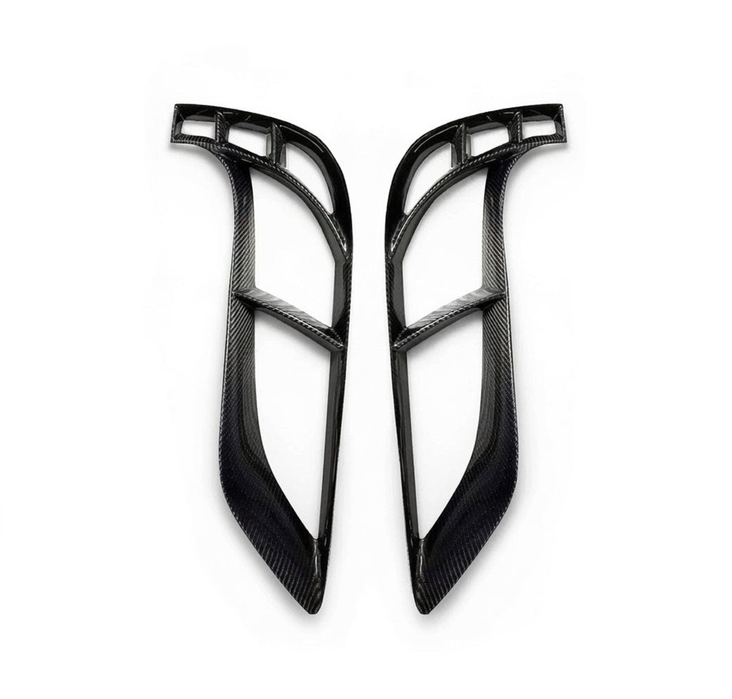 Ferrari F8 Carbon Fiber Taillight Surround Trim - Exotics Carbon Design