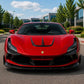 Ferrari F8 - MSY Carbon Fiber Front Lip - Exotics Carbon Design