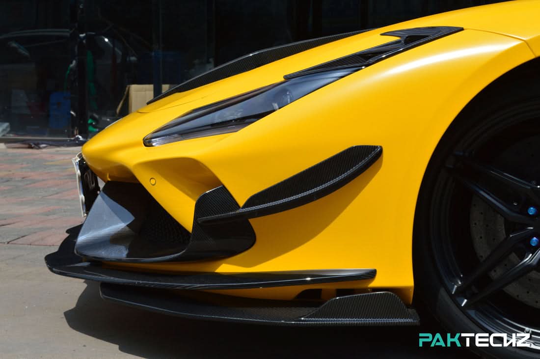 Ferrari F8 – Paktechz Full Dry Carbon Fiber Aero Kit - Exotics Carbon Design