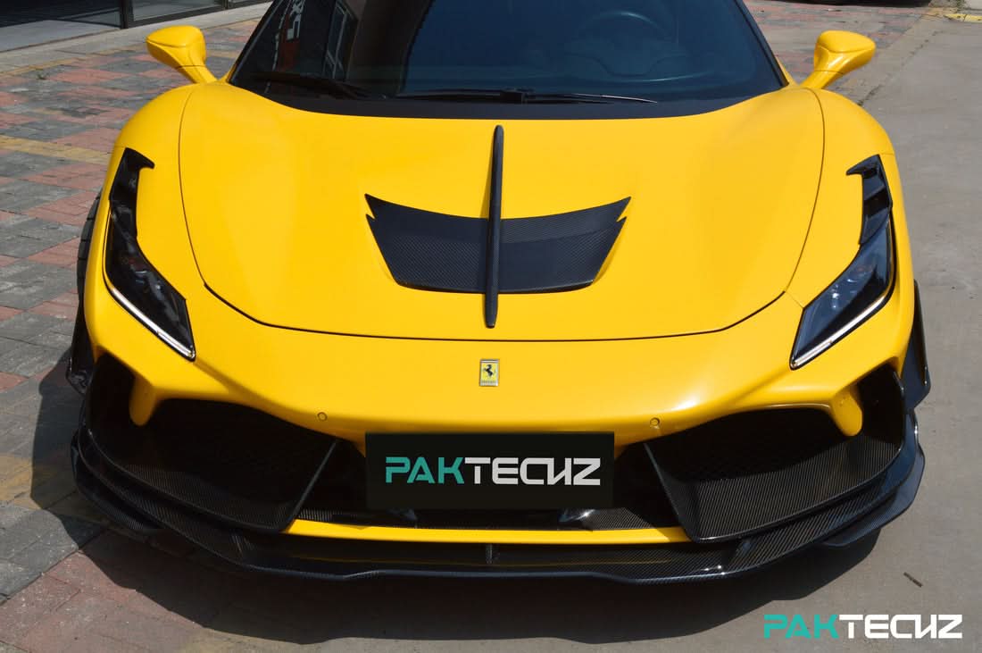 Ferrari F8 – Paktechz Full Dry Carbon Fiber Aero Kit - Exotics Carbon Design
