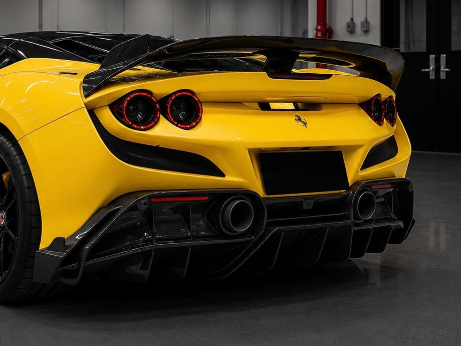 Ferrari F8 – Paktechz Full Dry Carbon Fiber Aero Kit - Exotics Carbon Design