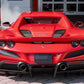 Ferrari F8 Spider Carbon Fiber Rear Bonnet Vents - Exotics Carbon Design