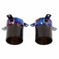 Ferrari F8 Tributo Carbon Fiber Burnt Titanium Exhaust Tips - Exotics Carbon Design