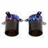 Ferrari F8 Tributo Carbon Fiber Burnt Titanium Exhaust Tips - Exotics Carbon Design