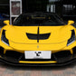 Ferrari F8 Tributo - Carbon Fiber Front Hood Trim - Exotics Carbon Design