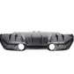 Ferrari F8 Tributo - Carbon Fiber MSY Style Rear Diffuser - Exotics Carbon Design