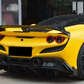 Ferrari F8 Tributo - Carbon Fiber MSY Style Rear Diffuser - Exotics Carbon Design
