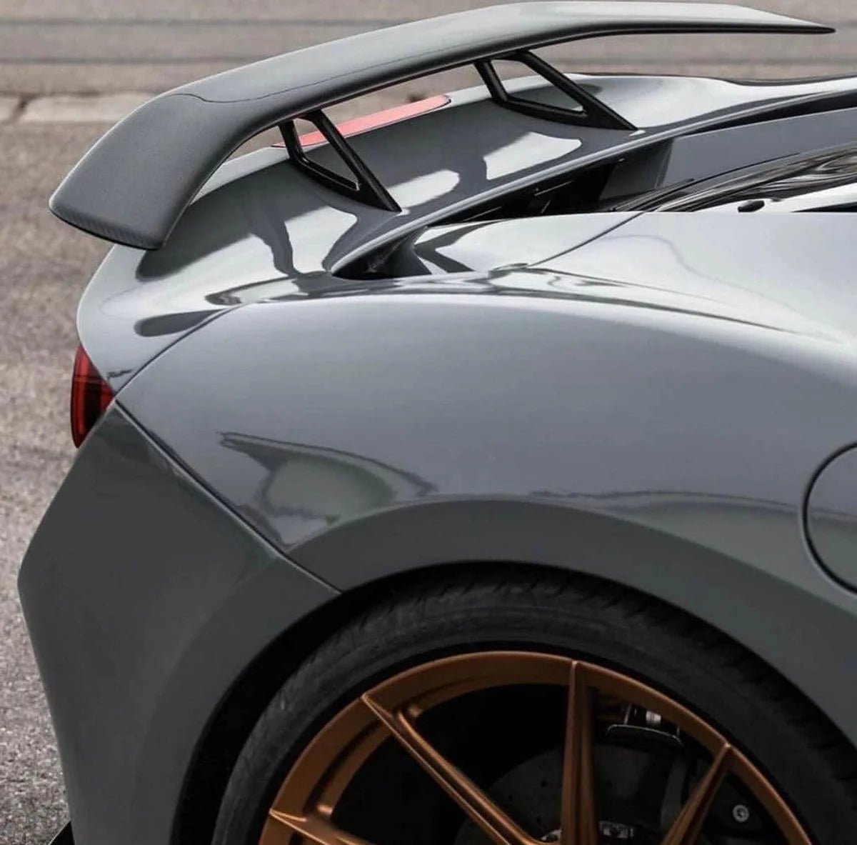 Ferrari F8 Tributo – Carbon Fiber Rear Wing Spoiler - Exotics Carbon Design