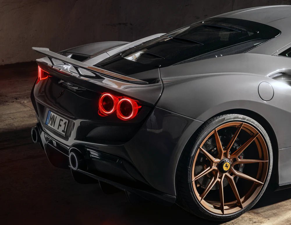 Ferrari F8 Tributo – Carbon Fiber Rear Wing Spoiler - Exotics Carbon Design