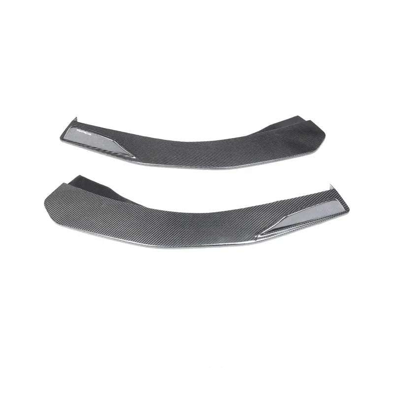 Ferrari F8 Tributo Paktechz Carbon Fiber Front Corner Splitters - Exotics Carbon Design