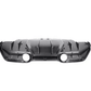 Ferrari F8 Tributo - P.T Carbon Fiber Rear Diffuser - Exotics Carbon Design