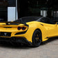 Ferrari F8 Tributo - P.T Carbon Fiber Rear Diffuser - Exotics Carbon Design