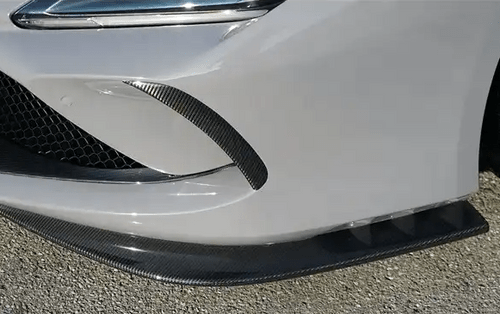 Ferrari F8 Tributo / Spider Carbon Fiber Front Bumper Side Whiskers - Exotics Carbon Design
