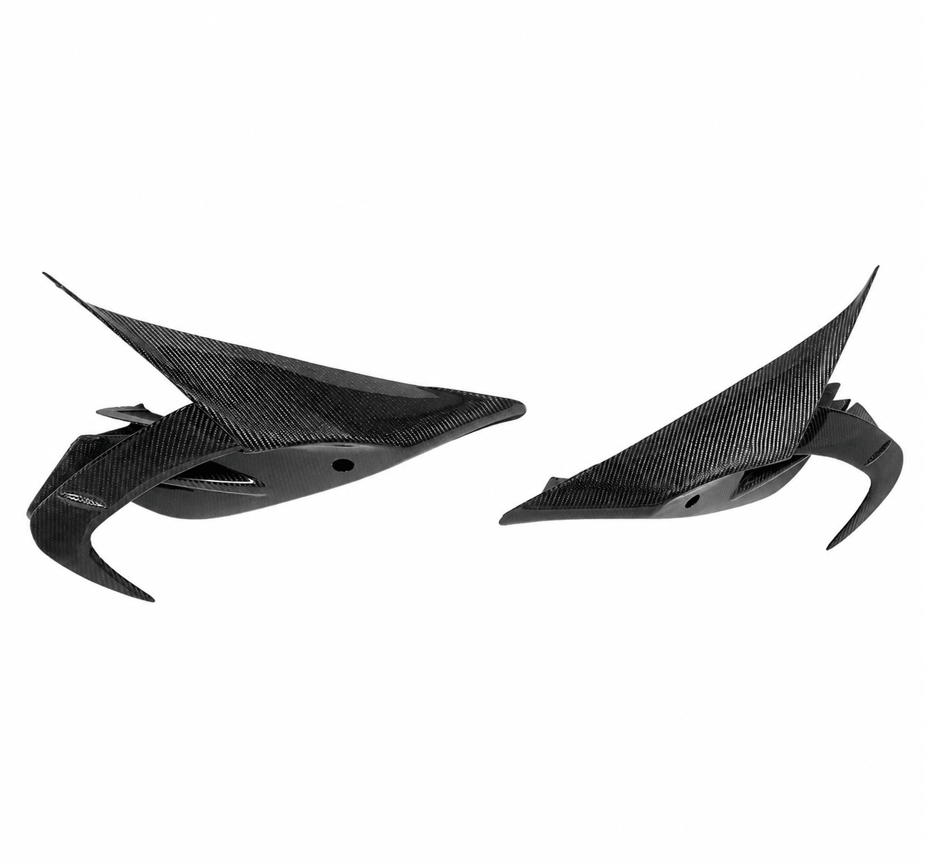 Ferrari F8 Tributo / Spider Carbon Fiber Headlight Vent Trim - Exotics Carbon Design