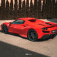 Ferrari F8 Tributo / Spider Carbon Fiber Side Skirts – 2020–2025 - Exotics Carbon Design