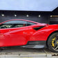 Ferrari F8 Tributo / Spider V-Style Carbon Fiber Side Extensions - Exotics Carbon Design