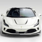 Ferrari F8 – V Style Carbon Fiber Front Lip - Exotics Carbon Design