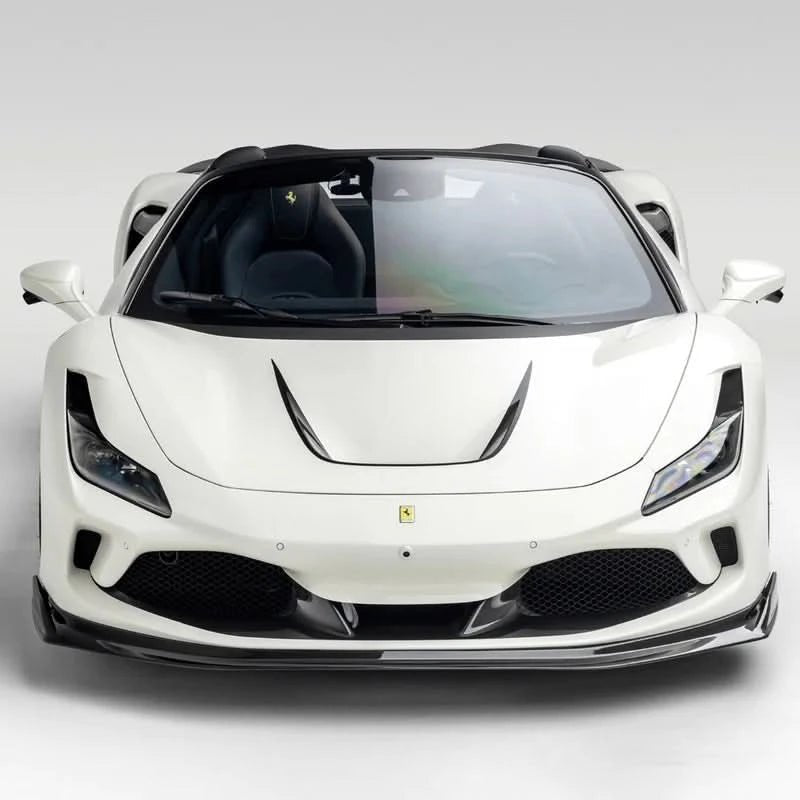 Ferrari F8 – V Style Carbon Fiber Front Lip - Exotics Carbon Design