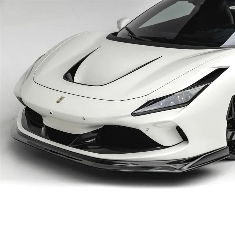 Ferrari F8 – V Style Carbon Fiber Front Lip - Exotics Carbon Design