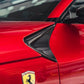 Ferrari Purosangue Carbon Fiber Fender Air Intake Trim - Exotics Carbon Design