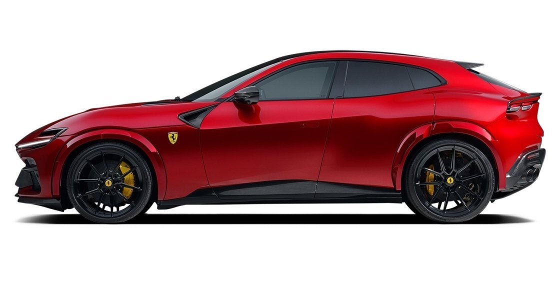 Ferrari Purosangue Carbon Fiber Fender Air Intake Trim - Exotics Carbon Design