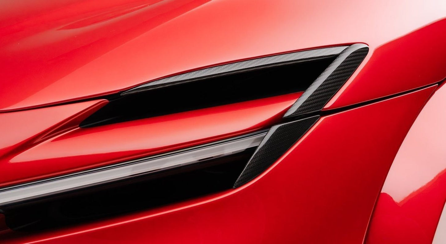 Ferrari Purosangue Carbon Fiber Headlight Trim - Exotics Carbon Design