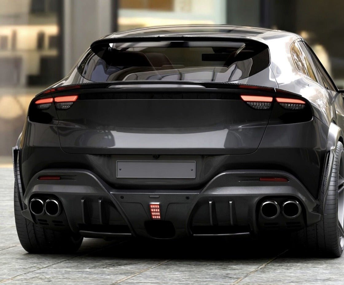 Ferrari Purosangue Carbon Fiber Rear Spoiler - Exotics Carbon Design