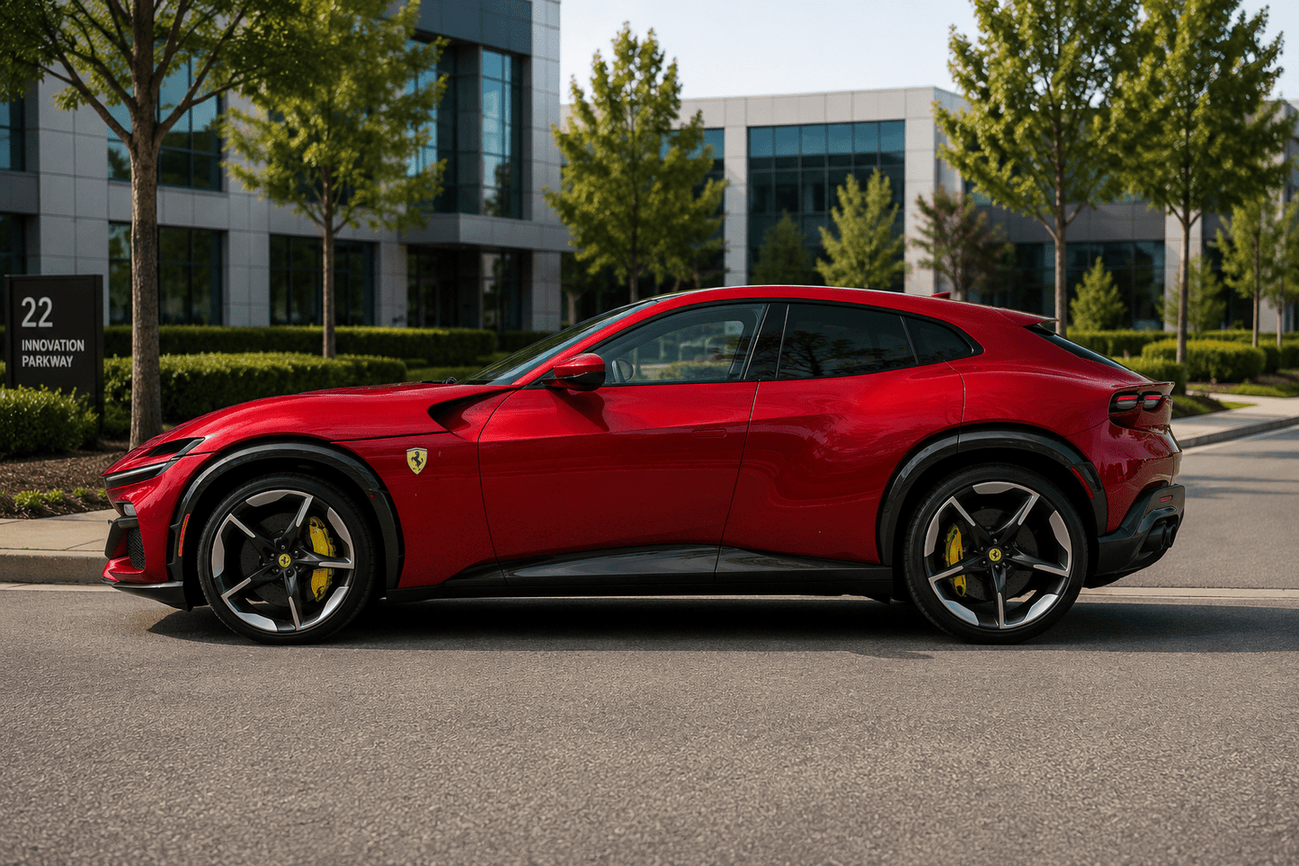 Ferrari Purosangue Pre-Preg Carbon Fiber OEM Style Side Skirts - Exotics Carbon Design