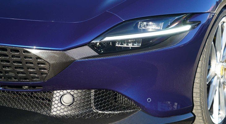 Ferrari Roma NVC Style Carbon Fiber Front Inlet Trim - Exotics Carbon Design