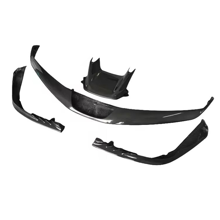Ferrari SF90 4-Piece Carbon Fiber Front Lip - Exotics Carbon Design