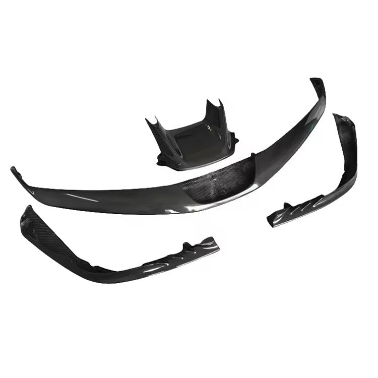 Ferrari SF90 4-Piece Carbon Fiber Front Lip - Exotics Carbon Design