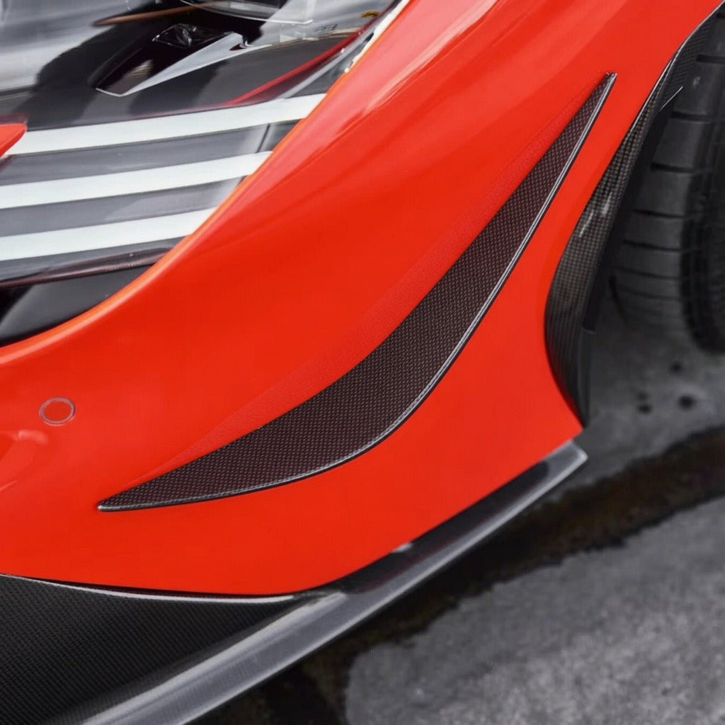Ferrari SF90 Carbon Fiber Front Canards - Exotics Carbon Design