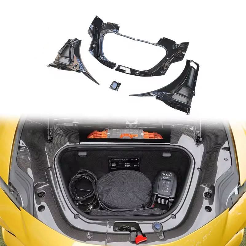 Ferrari SF90 - Carbon Fiber Front Luggage Compartment Cover - Exotics Carbon Design