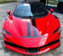 Ferrari SF90 Carbon Fiber Front Vent Outlet Trim - Exotics Carbon Design