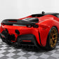 Ferrari SF90 - Carbon Fiber Rear Trunk Spoiler - Exotics Carbon Design