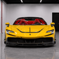 Ferrari SF90 - MSY Style Carbon Fiber Front Diffuser - Exotics Carbon Design