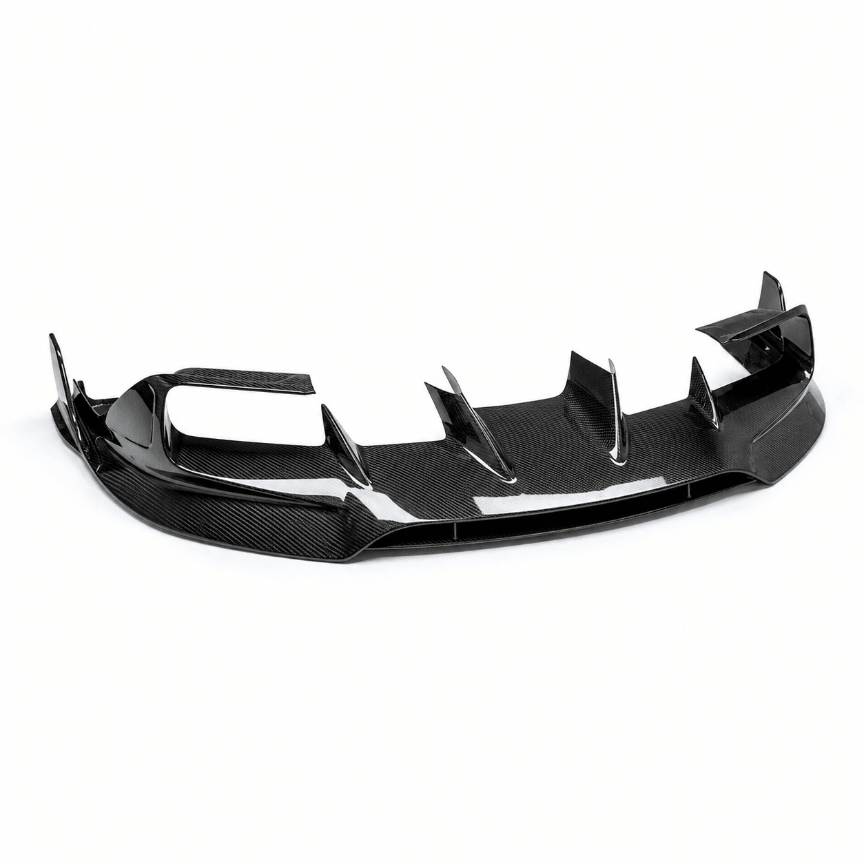 Ferrari SF90 - MSY Style Carbon Fiber Front Diffuser - Exotics Carbon Design