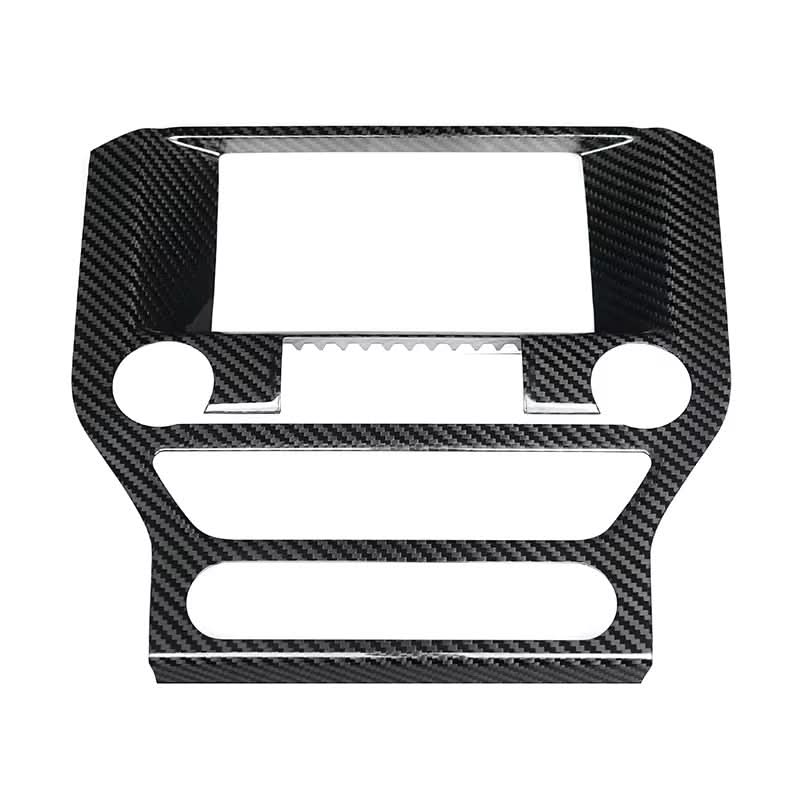 Ford Mustang (2015–2023) – Carbon Fiber Multimedia Panel Interior Trim - Exotics Carbon Design