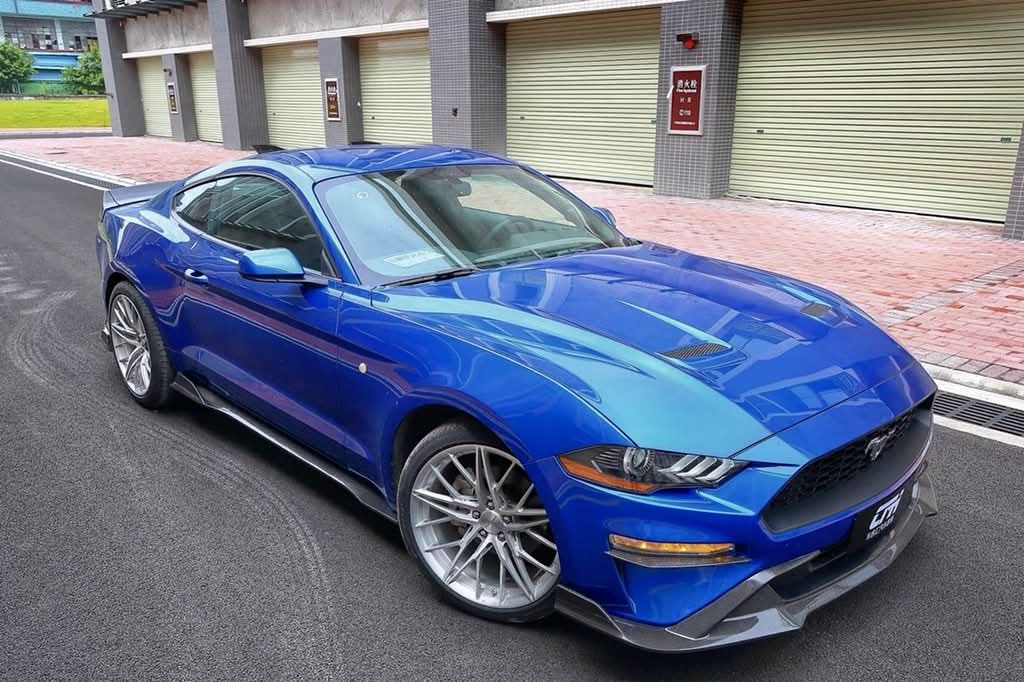 Ford Mustang (2017 - 2020) - Carbon Fiber Front Lip - Exotics Carbon Design