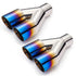 Ford Mustang GT 2022 - Burnt Stainless Steel Exhaust Tips - Exotics Carbon Design