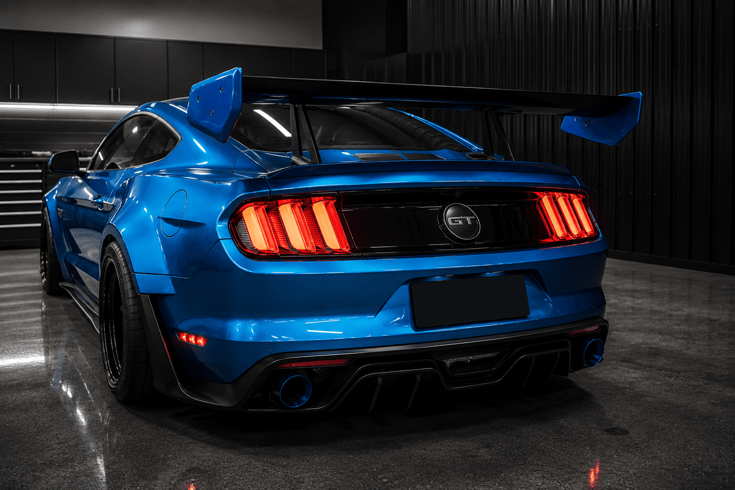Ford Mustang GT-250 Carbon Fiber Adjustable Rear Wing - Exotics Carbon Design