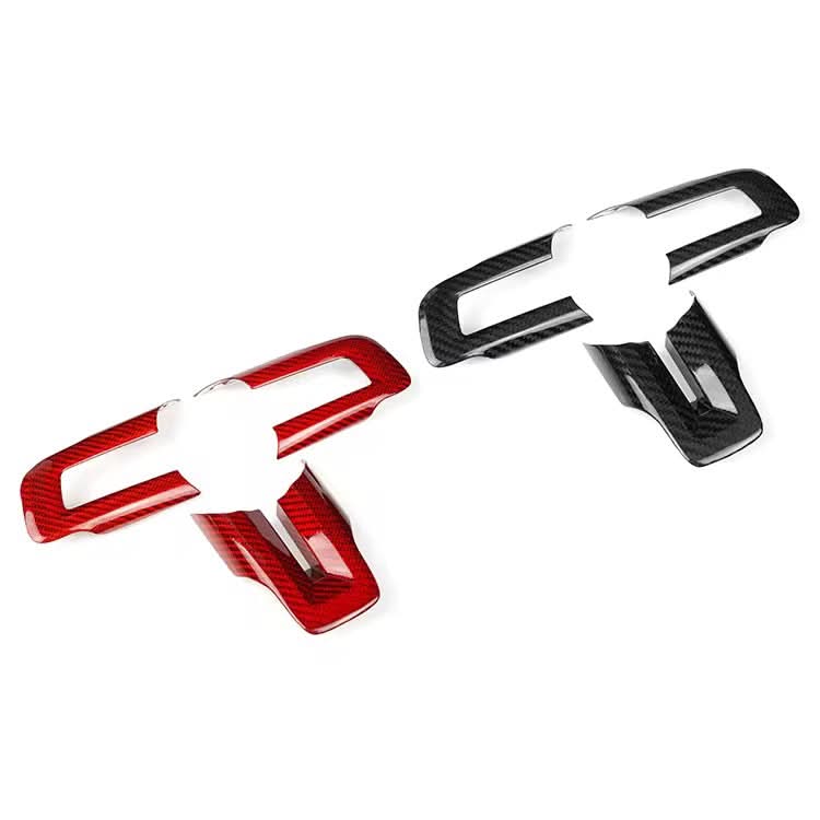 Ford Mustang S550 (2015–2023) – Carbon Fiber Steering Wheel Trim - Exotics Carbon Design