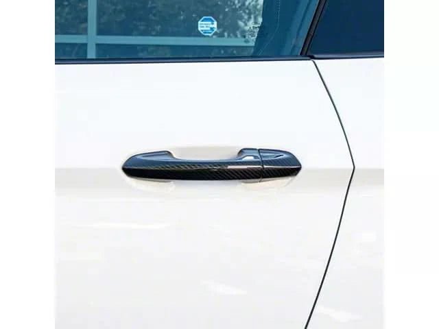 Ford Mustang S550 Carbon Fiber Door Handle Covers - Exotics Carbon Design