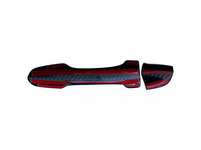 Ford Mustang S550 Carbon Fiber Door Handle Covers - Exotics Carbon Design